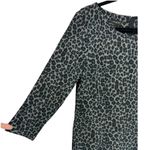 Talbots Leopard Print Ponte Knit Back Zip Sheath Dress Size 10 Career Office Photo 8