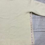 Anthropologie Open Cold Shoulder Ivory Knit Sweater Photo 3