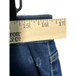 Kancan Size 13/30 High Rise Cuffed Ankle Skinny Distressed Dark Wash Denim Jeans Blue Photo 7