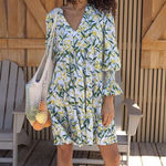 Tuckernuck Pomander Place Floral Palmetto Garden Kenzo Mini Dress Size Medium Photo 0