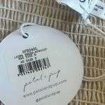 SNDYS Leona Midi Dress Apricot White Check Print Smocked Fun Size 2 Women's NWT Photo 12