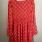 BP  Dress Pink Plaid Ian Long Sleeve Casual Neutral Photo 1