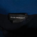 NEW Club Monaco Priyana Cotton blend Knit Stretch Jupe Navy Blue Marine Skirt S Photo 1