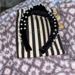 Lele Sadoughi  Velvet Black Headband Photo 2