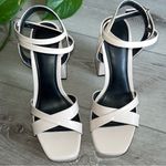 ZARA Platform patent leather sandals Photo 1