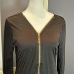 Women’s BodyCon Black Zipper Long Sleeve Party Club Dress Size L NEW Size L Photo 10