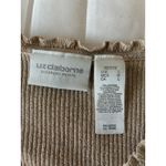 Liz Claiborne LizSport Vintage Gold Metallic V Neck Sweater Size Petite (Q11) Photo 2