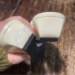 Stuart Weitzman Stuart‎ Weitzman Patent Leather Rhinestone Crystal Strappy Demi Wedge Sandals Photo 5