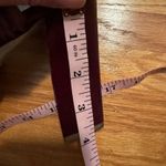 Giorgio Armani Burgundy Leather Cutout Sandals Size 37.5 Photo 8