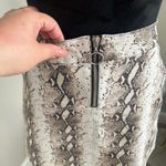 Rue 21 Womens Front Zipper Snake Print Mini Skirt Size Large Photo 1