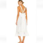 Place Nationale Le Gayan Dress White Eyelet Size 2 US Medium NWT Sleeveless Midi Photo 1