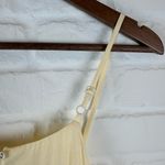 FORE Yellow tiered maxi dress flowy summer dress adjustable straps Size Small Photo 9