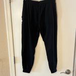 Vuori Ponto Performance Black Joggers with White Drawstring Photo 3