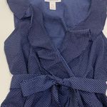 Motherhood Faux Ruffle Wrap Mini Polka Dot Dress Photo 1