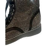 Madden Girl Black Silver Studded Kurrt Lace Up Combat Boots Women Sz 7.5 Photo 6