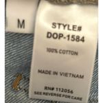 Zenana Outfitters Women's‎ Blue Denim Jean Shortalls Distressed Ripped Size M Photo 3