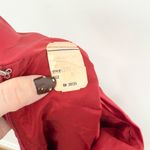 Vintage 1960s Red Velvet Sleeveless Mini Dress with Satin Collar Size XS Photo 4