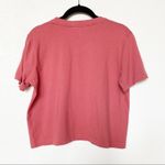 SR Love Graphic Cropped Crewneck Tee Size Medium Red Photo 5