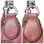 Gucci Cellarius Pebbled Leather Soho Chain Hobo Shoulder Bag Pink Tan Bohemian Photo 9