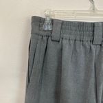 Rachel Zoe Cropped Wide Leg Trousers Size 6 Gray Stretch Work Pant Photo 6