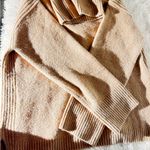 J.Crew Tan Cowl Neck Sweater with Textured Knit Photo 2