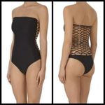 Mikoh 💕💕 Waikele Strapless One Piece Swimsuit Green Small S NWT Photo 8