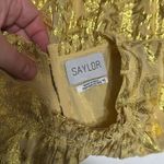 Saylor Gold Floral Blouse Photo 3