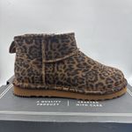 Alpine Design New Animal Print Suede Ankle Boots Booties  Shearling Lined Sz 7 Photo 7
