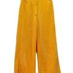 Urban Outfitters  UO Lena Chenille Wide Leg Pants Pumpkin Orange Women’s Size 4 Photo 1