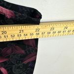 Laura Scott  Tank Top XL Black Pink Floral Sleeveless Blouse Cottage Romantic Vtg Photo 5