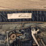 Kancan distressed and fringed shorts size large Blue Photo 2