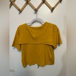 Big Bud Press Sailor Short Sleeve Top Yellow Mustard Size XXS Oversized Cropped Gold Photo 4