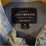 Lucky Brand  Ballard LS Denim Western Shirt Mini Dress w/Bow Sz M $99 Photo 3