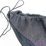 NEW It’s Now Cool the gathered‎ tie pant bikini bottom black lurex, size L Size L Photo 4