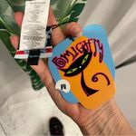 NWT y2K style funky green swirl sheer mesh open back strappy dress oversized top Photo 4