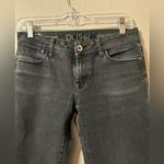 DL1961 Grace High Rise Straight Leg Jeans black wash Sz 27 Photo 3