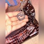 Brighton  Brown Crocodile Leather Shoulder Purse Photo 5