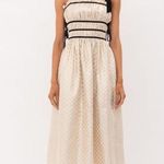 NWT Sofie the Label Claire Dress Gold Jacquard Velvet Straps Size Small Photo 5