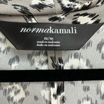 Norma Kamali  | Grey & Black Leopard Print Long Sleeve Fitted Sheath Dress Size M Photo 7