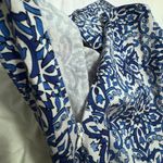 Milly  for Design Nation Asymmetrical Tile Skirt size XS blue and white Photo 8