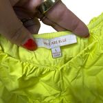 Skies Are Blue  Lime Yellow Tiered Maxi Dress Large Photo 4