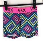 Victoria's Secret VSX  Sport Bike Shorts Geometric Colorful Stretch XS Photo 0