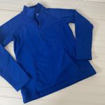 Under Armour  Blue Half Zip Raglan Pullover Sweatshirt Size S Photo 4