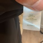 Garnet Hill Black Wrap Maxi Dress Sz 12 V Neck Sleeveless Tie Waist 100% silk Photo 5