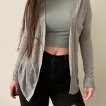 H&M Gray Open Cardigan Photo 0