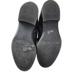 Steve Madden Steven Zain Black Leather Boots Silver Stud/Buckle/Zipper 7.5 Photo 4