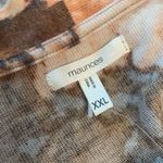 Maurice's Brown Floral Long Sleeve Open Front Cardigan Sweater - Size XXL Photo 2