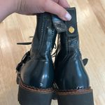 Scotch & Soda Maison Olivine Leather Brogue Boot Army Green Moto Combat Photo 5