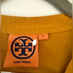 Tory Burch  Jayden Silk Blouse Size 4 Golden Rod Photo 3