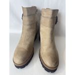 Paul Green  Halo Boots Tan Nubuck Leather Women’s Size 5.5 Ankle Zip Photo 3